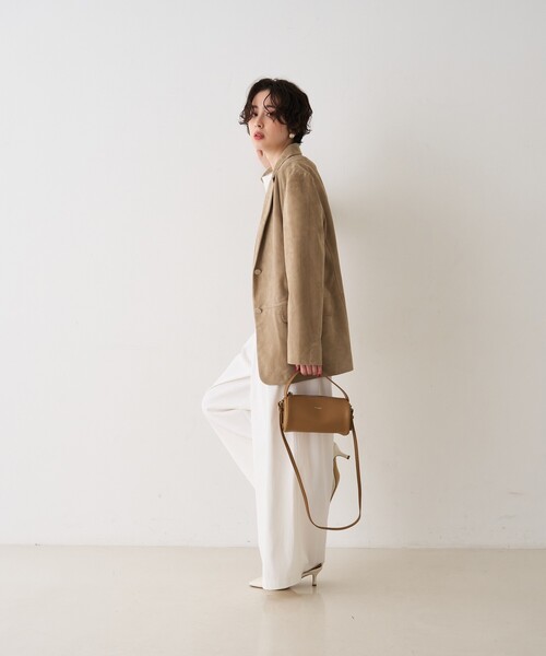 YAHKI(ヤーキ)の「【YAHKI/ヤーキ】SHRINK W FACE 2way ショルダーバッグ(ショルダーバッグ・レディース・ブラック/ライトブルー/ダークオレンジ・フリー)」の16枚目の写真