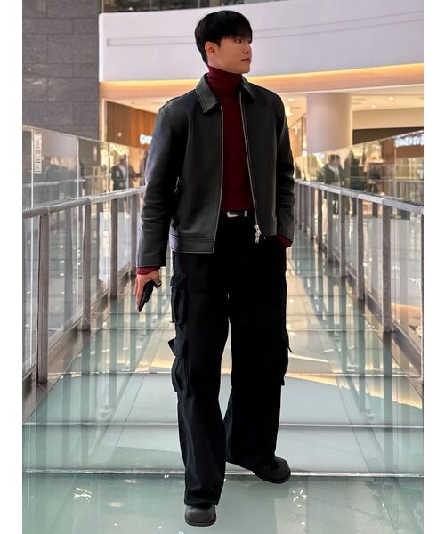 INEXCIS(イネクシス)の「ノンフェイドワイドカーゴパンツ (ブラック)(デニムパンツ・メンズ・その他・SMALL/MEDIUM/LARGE)」の10枚目の写真
