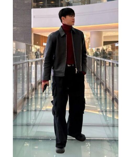 INEXCIS(イネクシス)の「ノンフェイドワイドカーゴパンツ (ブラック)(デニムパンツ・メンズ・その他・SMALL/MEDIUM/LARGE)」の11枚目の写真