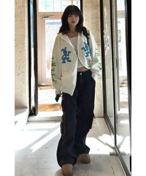 INEXCIS(イネクシス)の「ノンフェイドワイドカーゴパンツ (ブラック)(デニムパンツ・メンズ・その他・SMALL/MEDIUM/LARGE)」の13枚目の写真