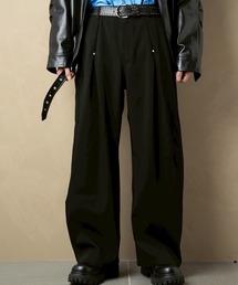 primula（プリムラ）の「ワイドレッグスラックス カジュアルパンツ（スラックス）」