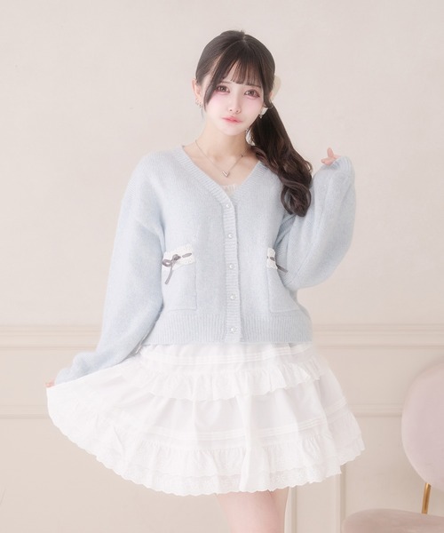 セール】コットンレースフリルスカート（スカート）｜Pal elfy（パル