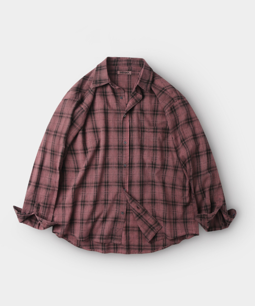 INDUST(インダスト)の「ダスクピグメントシャツ_ブラウン(シャツ/ブラウス・レディース・ブラウン・S/M/L)」の4枚目の写真