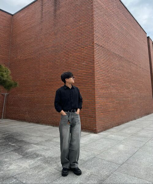 ACSHI(アクシ)の「ルーズウォッシュバルーンフィットワイドデニムパンツユニセックス(ブラックウォッシュ)(デニムパンツ・レディース・その他・S/M/L/XL/XS/XXL)」の12枚目の写真