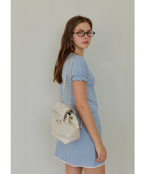 ANOETIC（アノエティック）の「ANC RIBBON CLASSIC BACKPACK_IVORY（バックパック/リュック・レディース・アイボリー・FREE）」の2枚目の写真