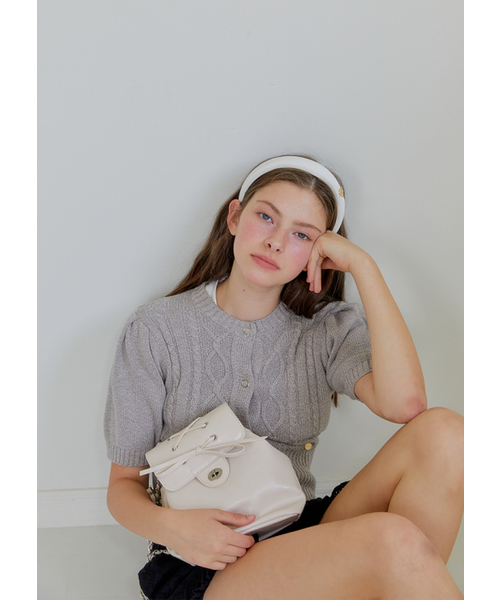 ANOETIC（アノエティック）の「ANC RIBBON CLASSIC BACKPACK_IVORY（バックパック/リュック・レディース・アイボリー・FREE）」の4枚目の写真