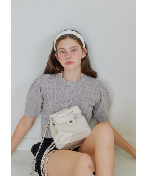 ANOETIC（アノエティック）の「ANC RIBBON CLASSIC BACKPACK_IVORY（バックパック/リュック・レディース・アイボリー・FREE）」の5枚目の写真