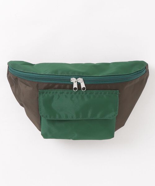 BEAMS BOY（ビームスボーイ）の「O.ウエストBAG 26S（トートバッグ・レディース・ネイビー/グリーン・ONE SIZE）」の2枚目の写真