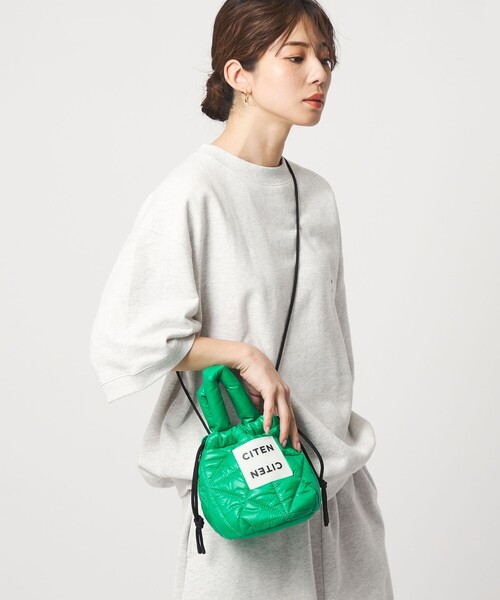 CITEN(シテン)の「<CITEN>パデッド2WAYミニショルダー(ショルダーバッグ・レディース・その他6/シルバー/クリーム/ケリーグリーン/ターコイズブルー系/ブラック・FREE)」の3枚目の写真