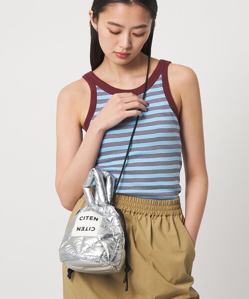 CITEN(シテン)の「<CITEN>パデッド2WAYミニショルダー(ショルダーバッグ・レディース・その他6/シルバー/クリーム/ケリーグリーン/ターコイズブルー系/ブラック・FREE)」の5枚目の写真