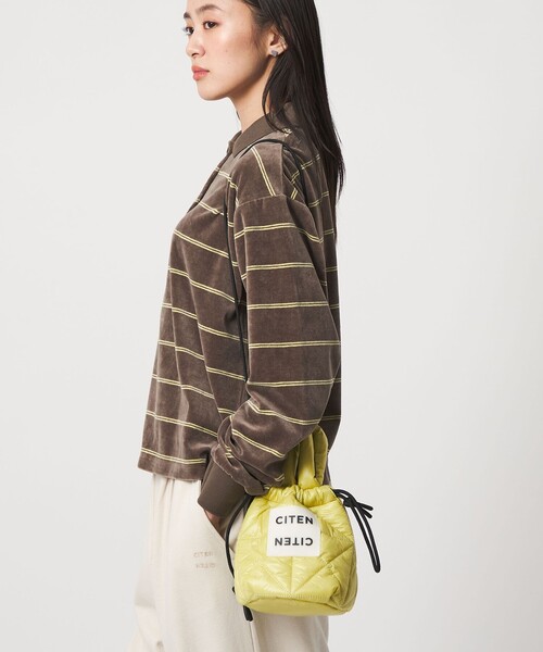 CITEN(シテン)の「<CITEN>パデッド2WAYミニショルダー(ショルダーバッグ・レディース・その他6/シルバー/クリーム/ケリーグリーン/ターコイズブルー系/ブラック・FREE)」の2枚目の写真
