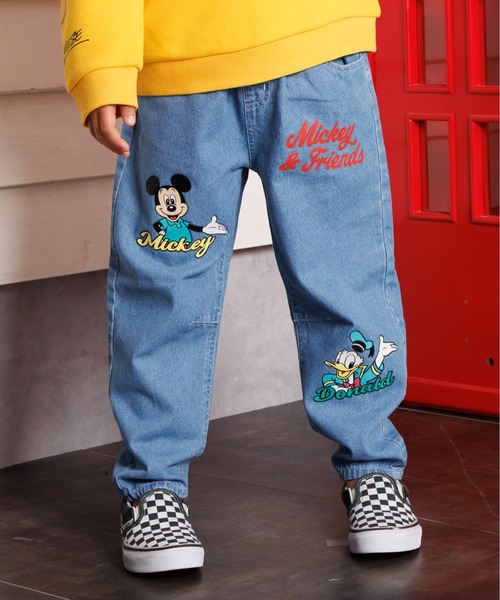 Disney（ディズニー）の「ディズニー デニムロングパンツ 1250K（デニムパンツ・キッズ・ライトブルー/ライトインディゴブルー・90cm/100cm/110cm/120cm/130cm/140cm）」の2枚目の写真