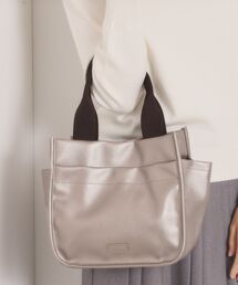 ITS'DEMO | 合皮サイドポケットミニトート(ハンドバッグ)