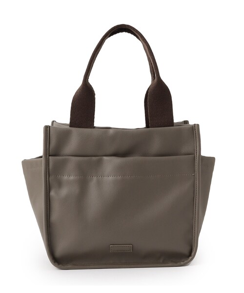 ITS'DEMO（イッツデモ）の「合皮サイドポケットミニトート（ハンドバッグ・レディース・ブロンズ/ブラック/ナチュラル・00）」の11枚目の写真