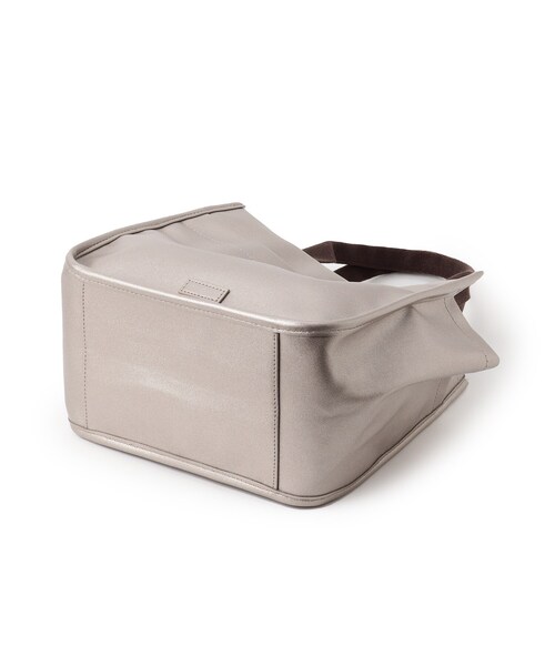 ITS'DEMO（イッツデモ）の「合皮サイドポケットミニトート（ハンドバッグ・レディース・ブロンズ/ブラック/ナチュラル・00）」の15枚目の写真