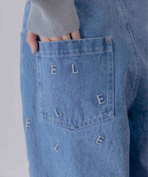 Eimee Law(エイミーロウ)の「アルファベットエンブロ デニムパンツ(デニムパンツ・レディース・ライトブルー/ブルー・FREE)」の18枚目の写真