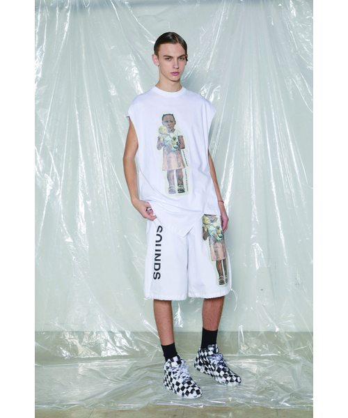 BMUETTE(ビムウィエ)の「ストリートギャラリーショートパンツホワイト(その他パンツ・メンズ・ホワイト・SMALL/MEDIUM)」の2枚目の写真