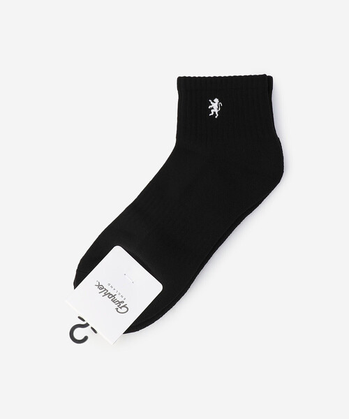 GYMPHLEX(ジムフレックス)の「Gymphlex | ショート クルーソックス MEN(ソックス/靴下・メンズ・アイボリー/ブラック/ブラウン系その他2/ベージュ・MENS)」の2枚目の写真