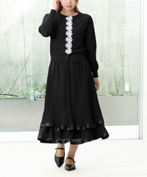 ジョーゼット_プリーツティアードスカート