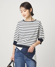 green label relaxing（グリーンレーベルリラクシング）の「HIYOKE フォルム スリーブ プルオーバー ニット（ニット/セーター）」