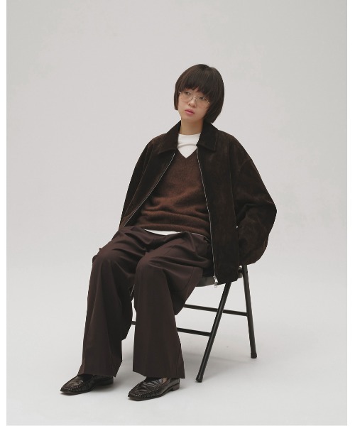 TODAYFUL（トゥデイフル）の「Woolcashmere Vneck Knit（ニット/セーター・レディース・ブラウン/チャコールグレー/ブラック・FREE）」の6枚目の写真