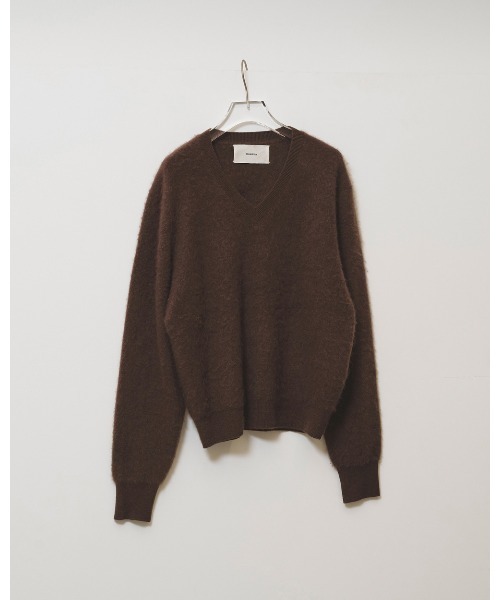 TODAYFUL（トゥデイフル）の「Woolcashmere Vneck Knit（ニット/セーター・レディース・ブラウン/チャコールグレー/ブラック・FREE）」の9枚目の写真