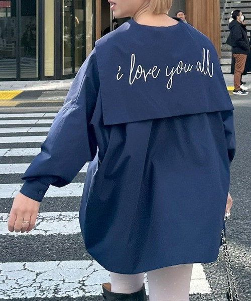 Alley Tokyo(アリートーキョー)の「【リバイバル】メッセージセーラーシャツ(シャツ/ブラウス・レディース・ネイビー/サックスブルー系/ピンク系/オフホワイト/グレー系・FREE)」の21枚目の写真
