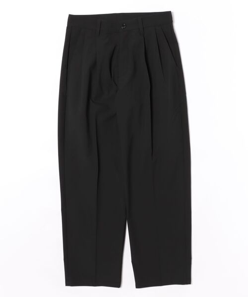 TAKA-Q（タカキュー）の「【撥水 ストレッチ ウォッシャブル】タカキュー ワイドテーパードパンツ(セットアップ可能)（その他パンツ・メンズ・ブラック・S/MEDIUM/LARGE/X-LARGE）」の3枚目の写真