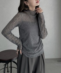 デイリーからお呼ばれシーンまで活躍 プチハイネックレーストップス