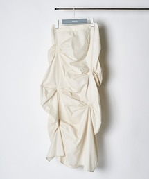 RUMCHE（ラムシェ）の「Bundled Tuck Skirt / バンドルタックスカート（スカート）」