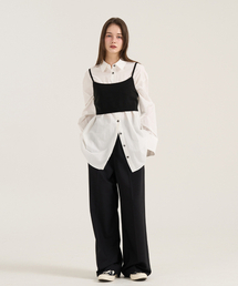 LEVHEARTED（レブハティッド）の「キューニットトップ - ブラック（ベスト）」