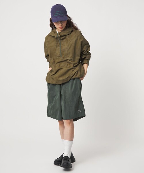 CITEN(シテン)の「<CITEN>チェックシャツフーディー(シャツ/ブラウス・メンズ・オリーブ/ライトグレー・M/L)」の5枚目の写真