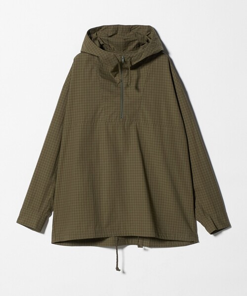 CITEN(シテン)の「<CITEN>チェックシャツフーディー(シャツ/ブラウス・メンズ・オリーブ/ライトグレー・M/L)」の6枚目の写真