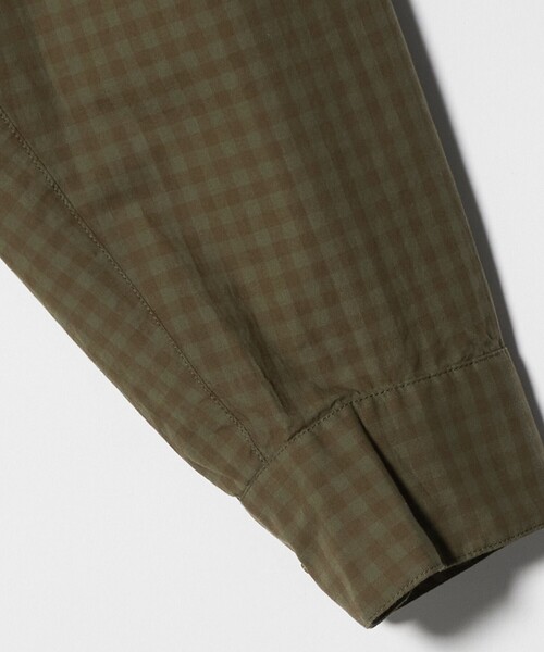 CITEN(シテン)の「<CITEN>チェックシャツフーディー(シャツ/ブラウス・メンズ・オリーブ/ライトグレー・M/L)」の9枚目の写真