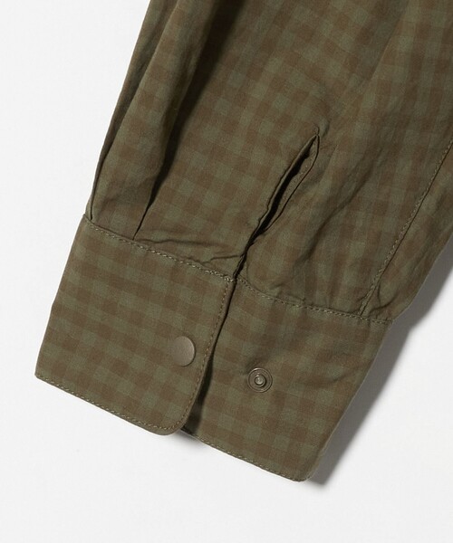 CITEN(シテン)の「<CITEN>チェックシャツフーディー(シャツ/ブラウス・メンズ・オリーブ/ライトグレー・M/L)」の10枚目の写真