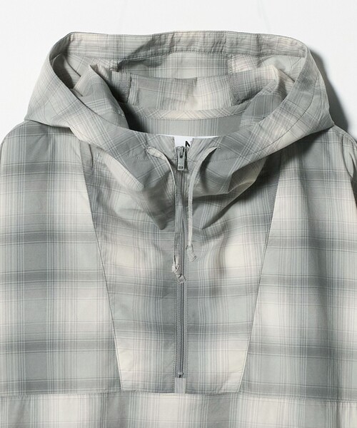 CITEN(シテン)の「<CITEN>チェックシャツフーディー(シャツ/ブラウス・メンズ・オリーブ/ライトグレー・M/L)」の14枚目の写真