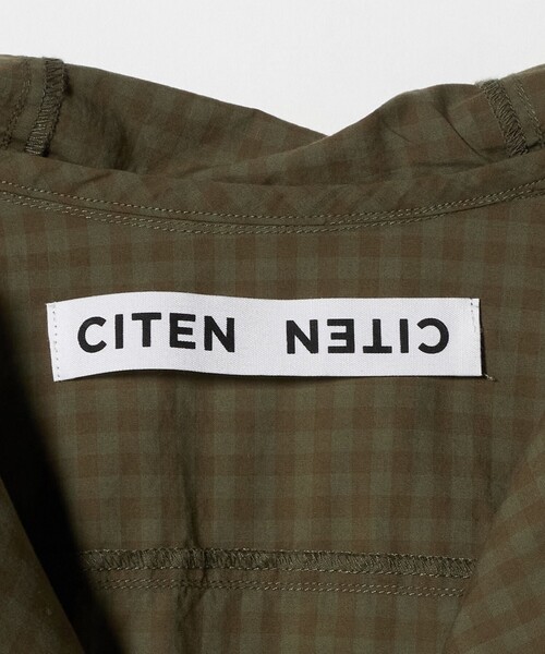 CITEN(シテン)の「<CITEN>チェックシャツフーディー(シャツ/ブラウス・メンズ・オリーブ/ライトグレー・M/L)」の16枚目の写真