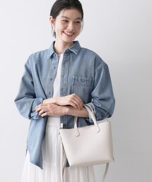 【2WAY/軽量】スクエアトートバッグ
