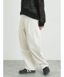 Samansa Mos2（サマンサ モスモス）の「ツータックカーブパンツ（その他パンツ）」