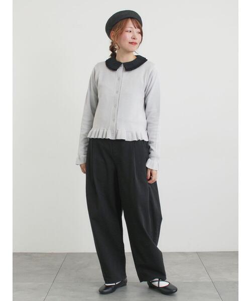 Samansa Mos2(サマンサ モスモス)の「ツータックカーブパンツ(その他パンツ・レディース・カーキ/ブラック/オフホワイト/ピンク・L/M)」の21枚目の写真