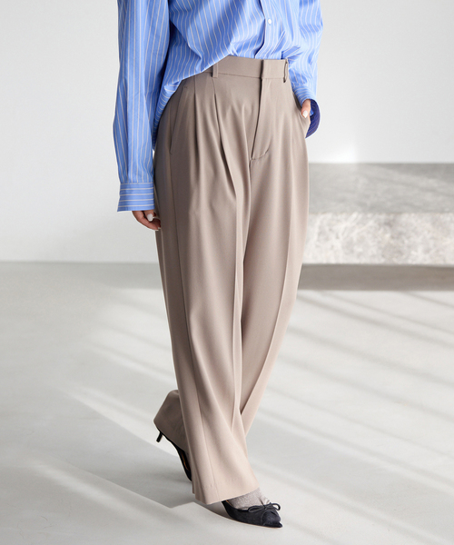 IENA(イエナ)の「《追加》ウォッシャブル ジョーゼットスラックス(スラックス・レディース・ブラック・38/36/34/40)」の11枚目の写真