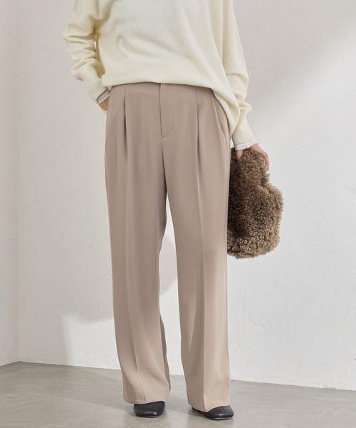 IENA(イエナ)の「《追加》ウォッシャブル ジョーゼットスラックス(スラックス・レディース・ブラック・38/36/34/40)」の17枚目の写真