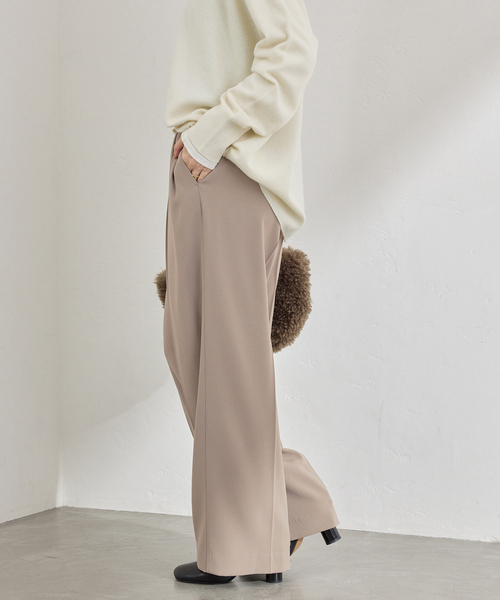 IENA(イエナ)の「《追加》ウォッシャブル ジョーゼットスラックス(スラックス・レディース・ブラック・38/36/34/40)」の19枚目の写真