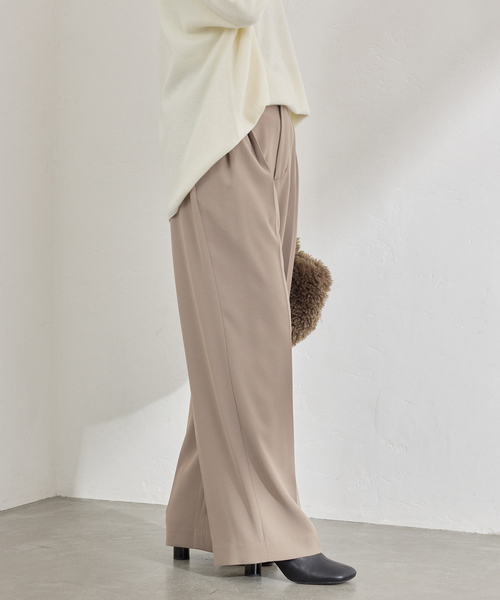 IENA(イエナ)の「《追加》ウォッシャブル ジョーゼットスラックス(スラックス・レディース・ブラック・38/36/34/40)」の21枚目の写真