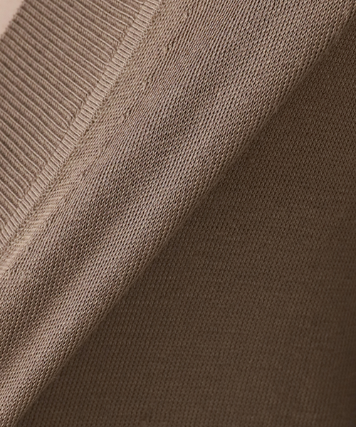 AP STUDIO（エーピーストゥディオ）の「ライトディープVネックニット（ニット/セーター・レディース・ブラック/キャメル・FREE）」の22枚目の写真