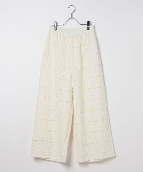 LEPSIM（レプシィム）の「スクエアレースパンツ　637625（その他パンツ・レディース・ブラック/アイボリー・FREE）」の20枚目の写真