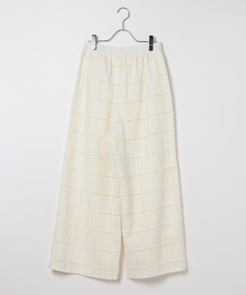 LEPSIM（レプシィム）の「スクエアレースパンツ　637625（その他パンツ・レディース・ブラック/アイボリー・FREE）」の21枚目の写真