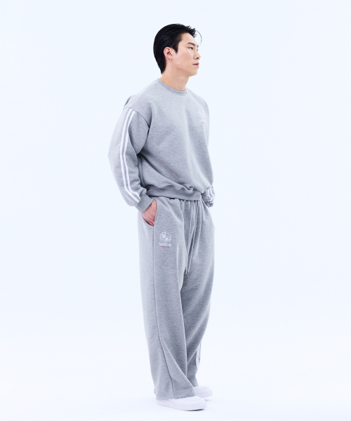 MIHAK（ミハク）の「アイビーリーグトラックラインスウェットシャツ(GRAY)（スウェット・メンズ・その他・1/2/3）」の4枚目の写真