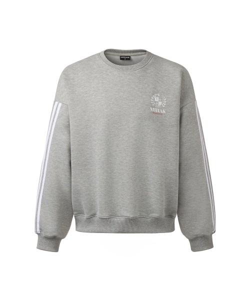 MIHAK（ミハク）の「アイビーリーグトラックラインスウェットシャツ(GRAY)（スウェット・メンズ・その他・1/2/3）」の7枚目の写真