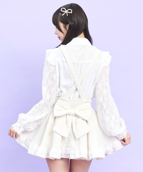 Secret Honey(シークレットハニー)の「うさ耳スカパン(スカート・レディース・オフホワイト/ブラック・MEDIUM)」の5枚目の写真